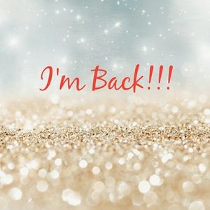 Vacation over - I'm back 😊